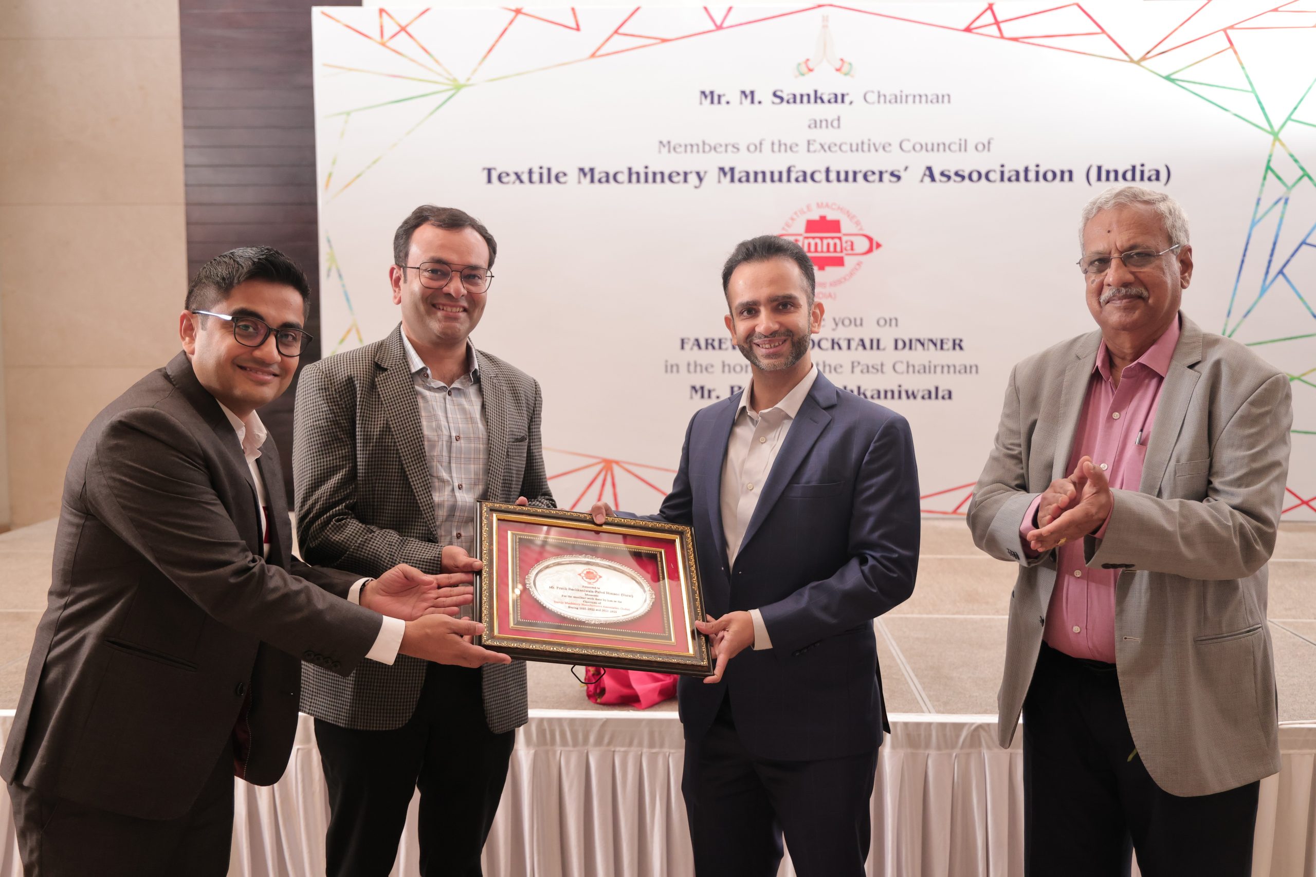 TMMA bids farewell to past chairman Pratik Bachkaniwala