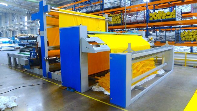 B-Tex delivered Slitting & Re-winding Solution to SRF