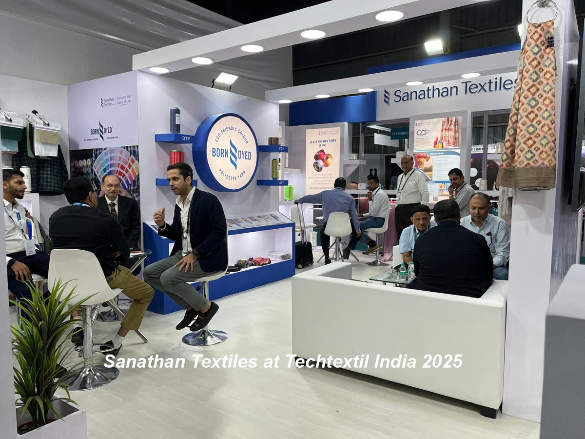 Sanathan Textiles Showcases Export-Ready Innovation at Techtextil India 2025