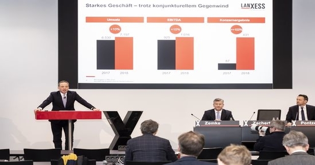 LANXESS makes good progress