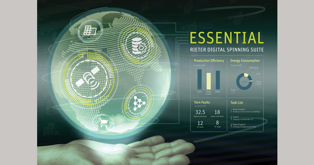 Rieter makes progress with digitisation of spinning mill