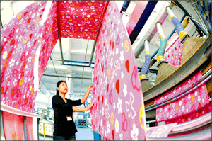 India makes strides in textile export