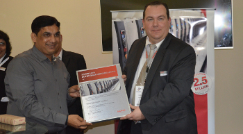 Kanchan India receives Schlafhorst 2.5 millionth Autoconer Spindle