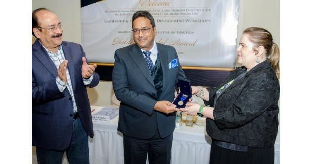 Prestigious Award for Darlie Koshy