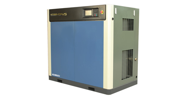 Oil flooded screw air compressors from Kobelco