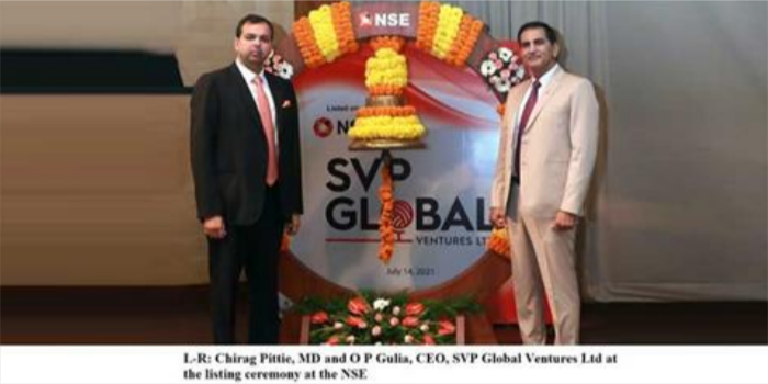 SVP Global Ventures listed on National Stock Exchange