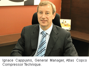 Many textile clients for Atlas Copcos proven technology