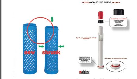 Innovative plastic yarn carriers for the textile industry