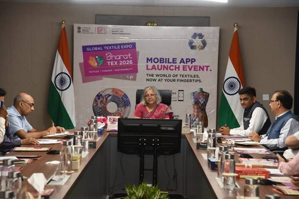 Bharat Tex 2026 mobile app launched