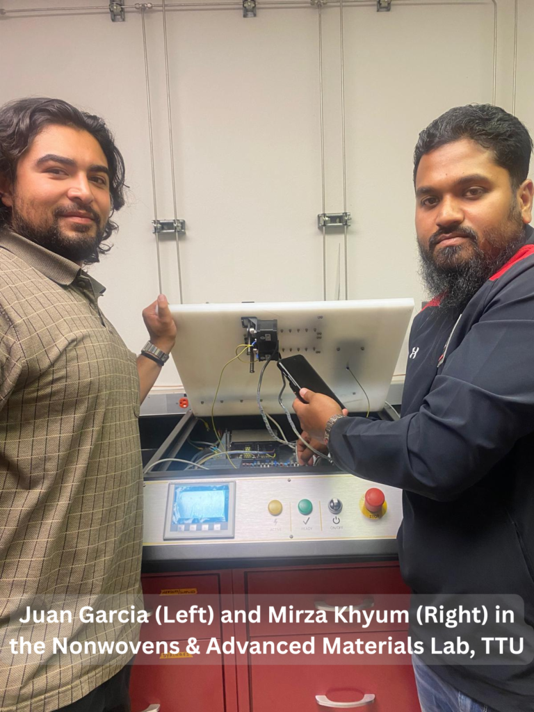Training undergraduate and school students in textiles research