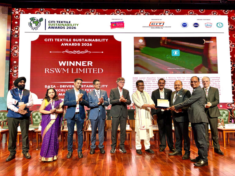 RSWM shines at Bharat Tex 2026, wins CITI Sustainability Awards for data-driven excellence