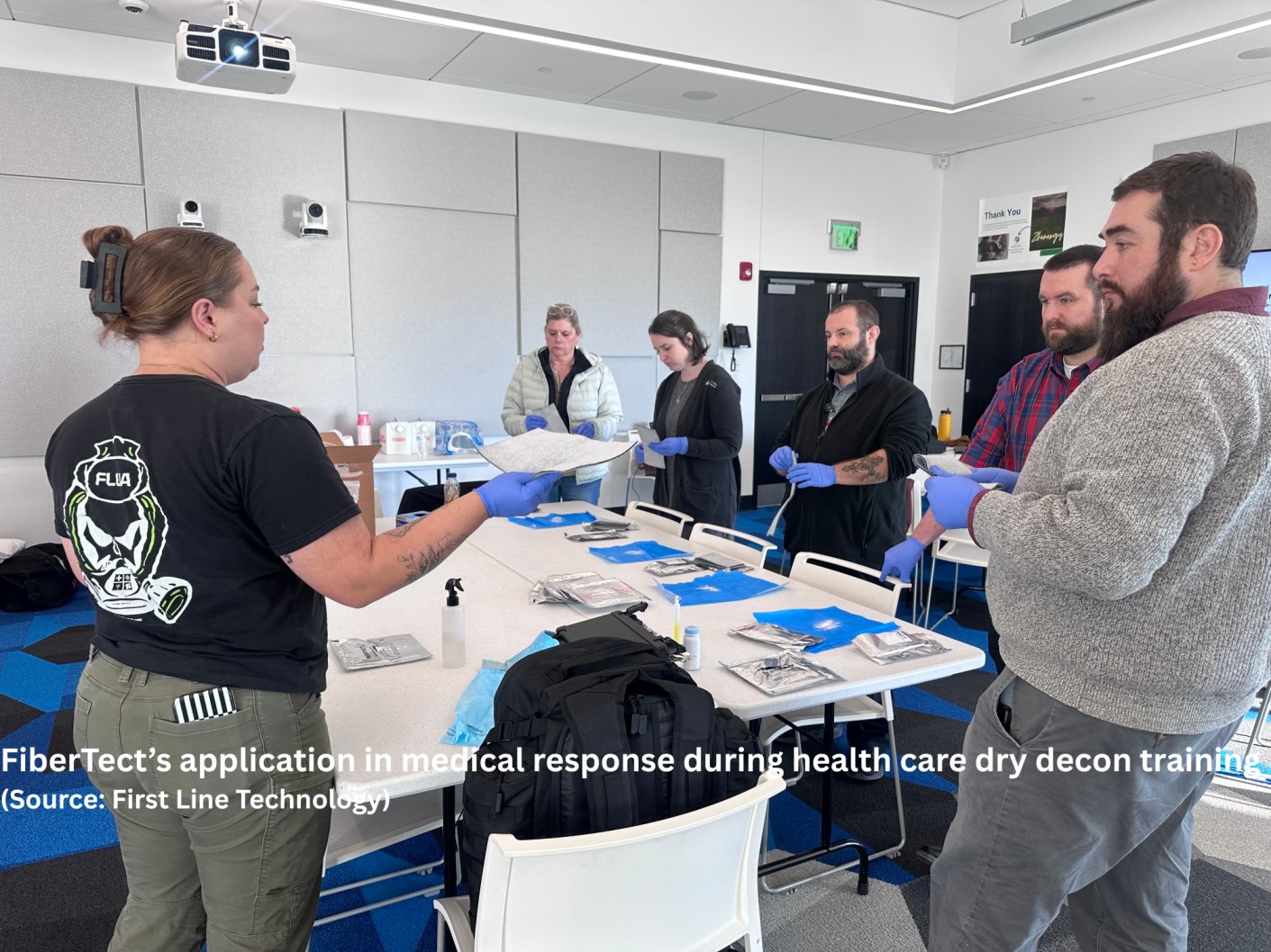 Textile wipe becoming a default decontamination technology