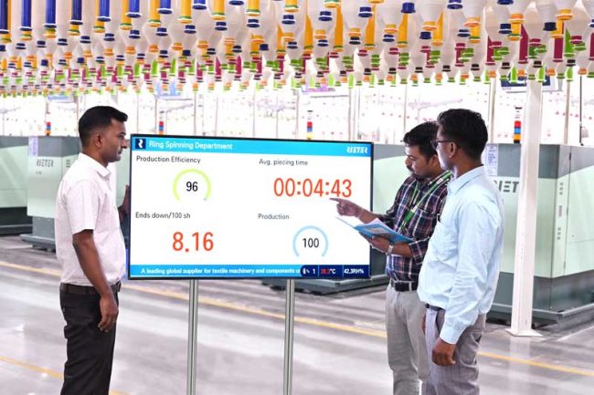 Rieter helps Sagar Manufacturers increase efficiency with ESSENTIALmonitor