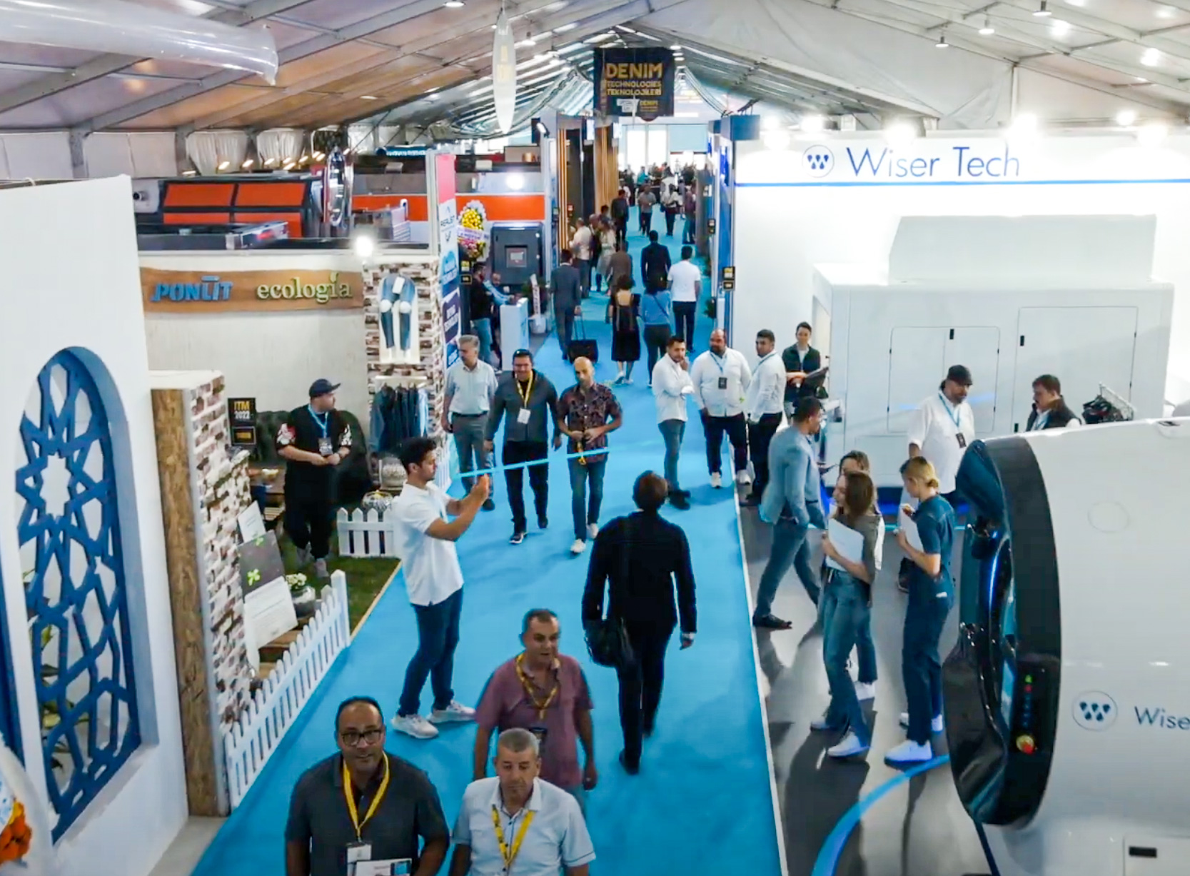 Denim Technologies Special Section hall opens at the ITM 2024