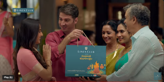 #LetGoForNew:  Linen Club’s heart-warming campaign on Sankranti