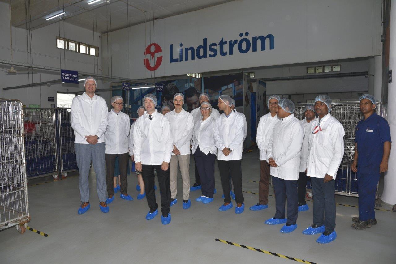 Finnish MPs Tour Lindström’s Mumbai Facility for 75th Anniversary Celebration