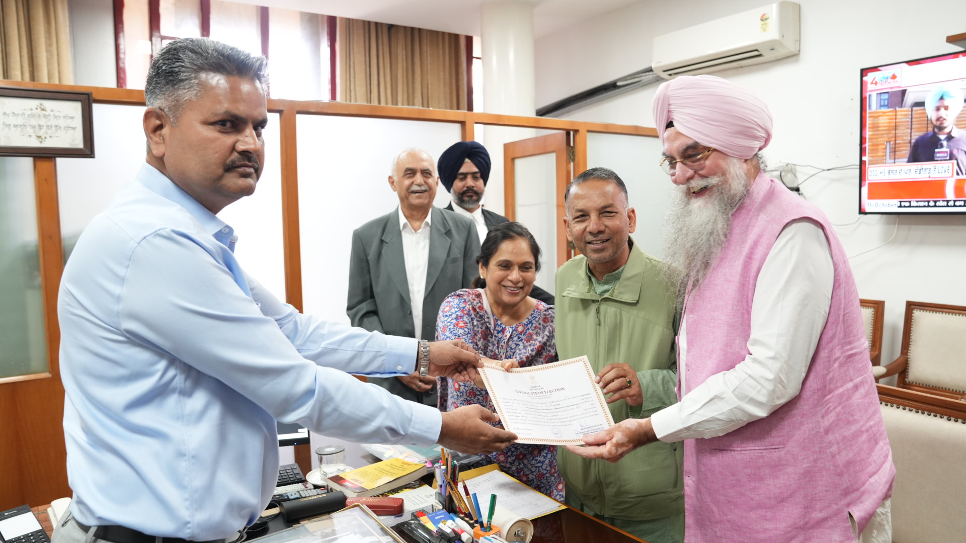 Rajinder Gupta elected unopposed to Rajya Sabha from Punjab Rajinder Gupta elected unopposed to Rajya Sabha from Punjab