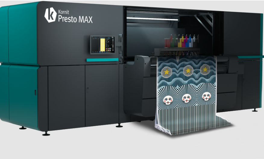 Kornit Digital transforms textile decoration with Presto MAX enhancements