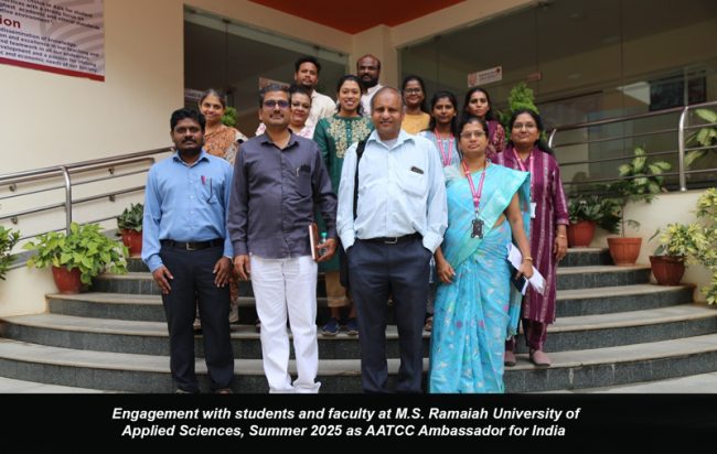 AATCC forms India’s First Student Chapter in Fashion Design & Allied Textiles