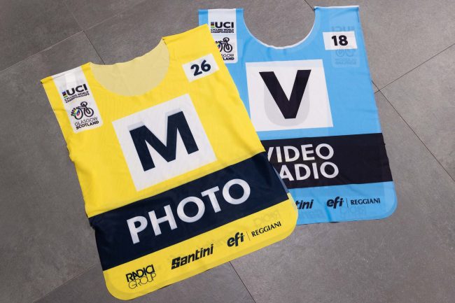 Italian companies create recyclable bibs for 2023 UCI Cycling World Championships