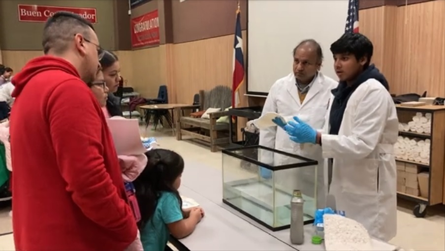 Seventh grade student highlights cotton chemistry