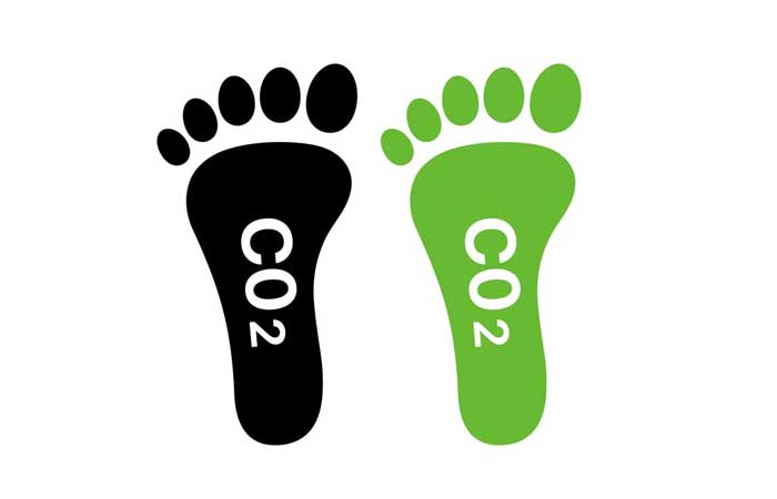 Carbon footprint assessment in textile wet processing industries