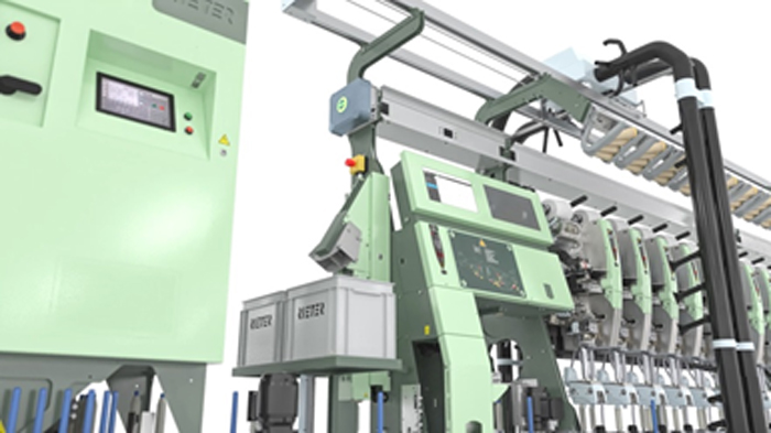 Rieter Autoconer X6: Flexible automation, intelligent data analysis and improved ergonomics Rieter Autoconer X6: Flexible automation, intelligent data analysis and improved ergonomics