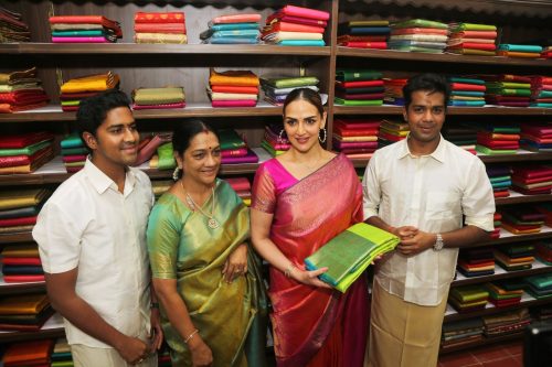 Esha Deol inaugurates Sundari Silks’ new flagship store in Mumbai