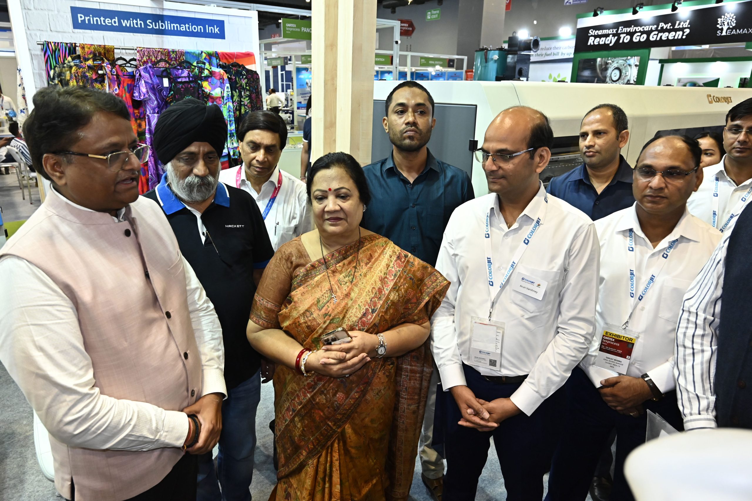 ColorJet showcases cutting-edge textile printing technology at Gartex 2023