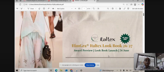 HimGra Italtex Lookbook 26/27 showcases regenerative couture