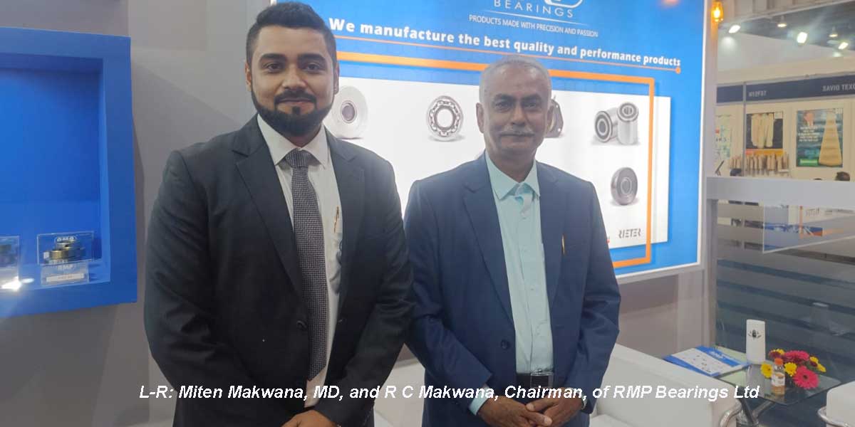 <strong>RMP Bearings showcases tailor-made products for textiles at ITME 2022</strong>